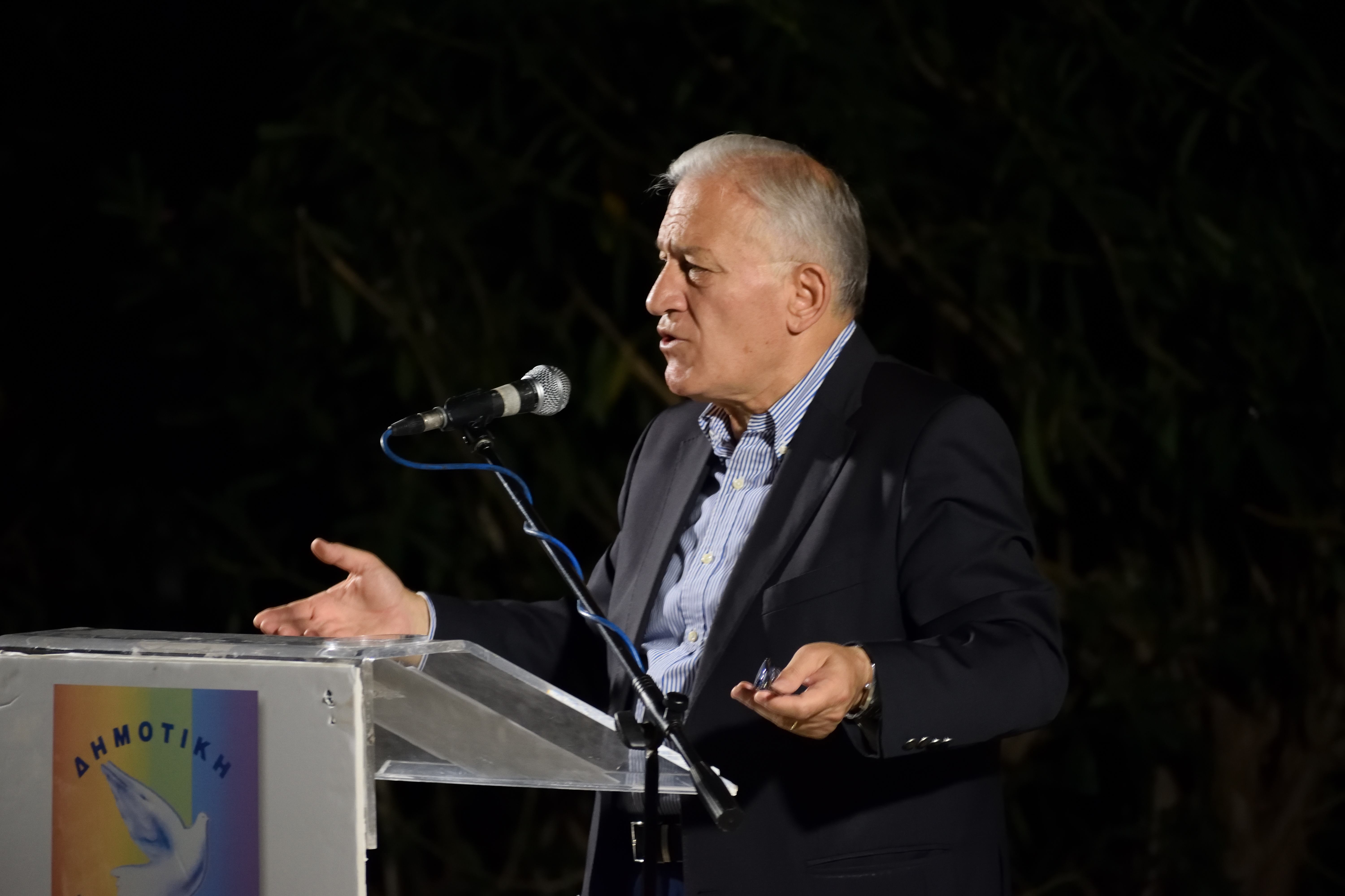 Πραγματοποιήθηκε η προεκλογική ομιλία στην περιοχή Καζαντζάκη