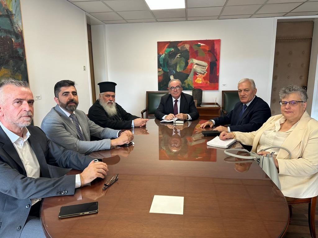 Συνάντηση του Δημάρχου με τον Αναπληρωτή Υπουργό Εθνικής Οικονομίας και Οικονομικών